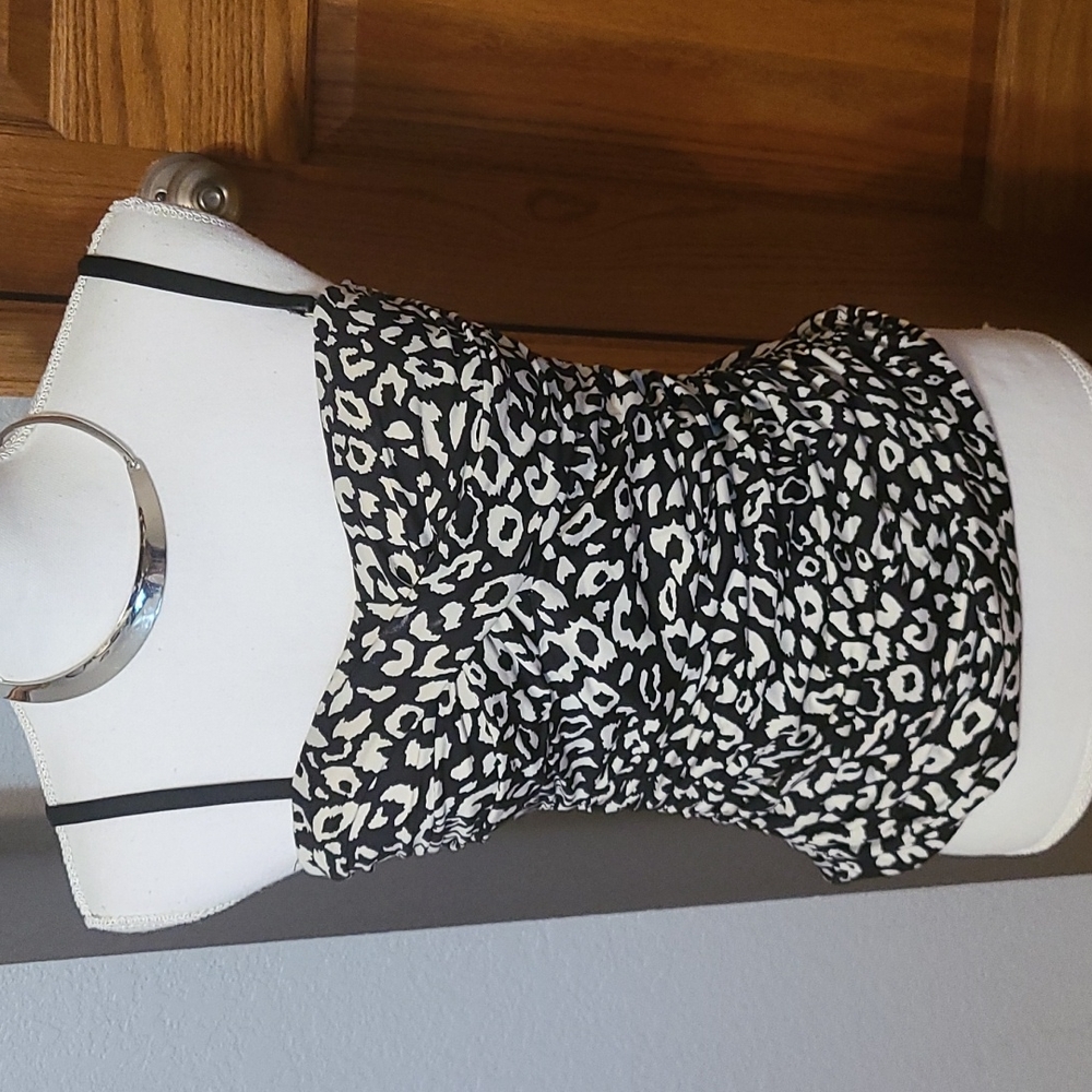 Tankini, animal print, sz S, a.n.a.